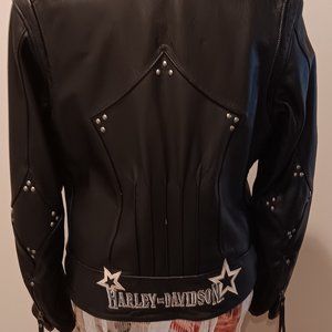 Women's Leather Harley Davidson Jacket sz Large